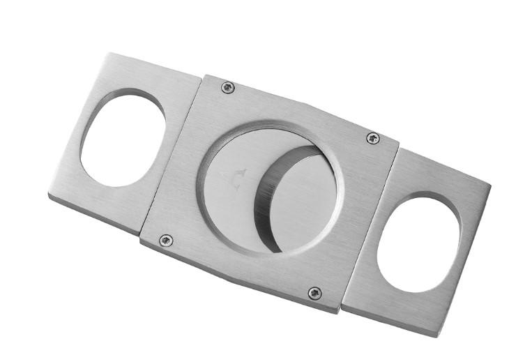 Angelo szögletes dupla pengés szivarvágó króm kivitelben, 30 mm